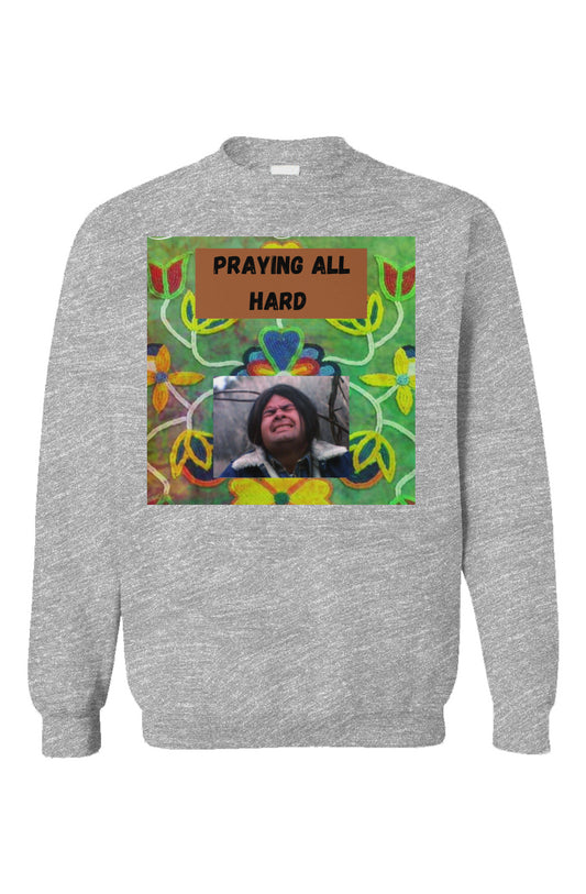 Unisex Crewneck Prayin Hard