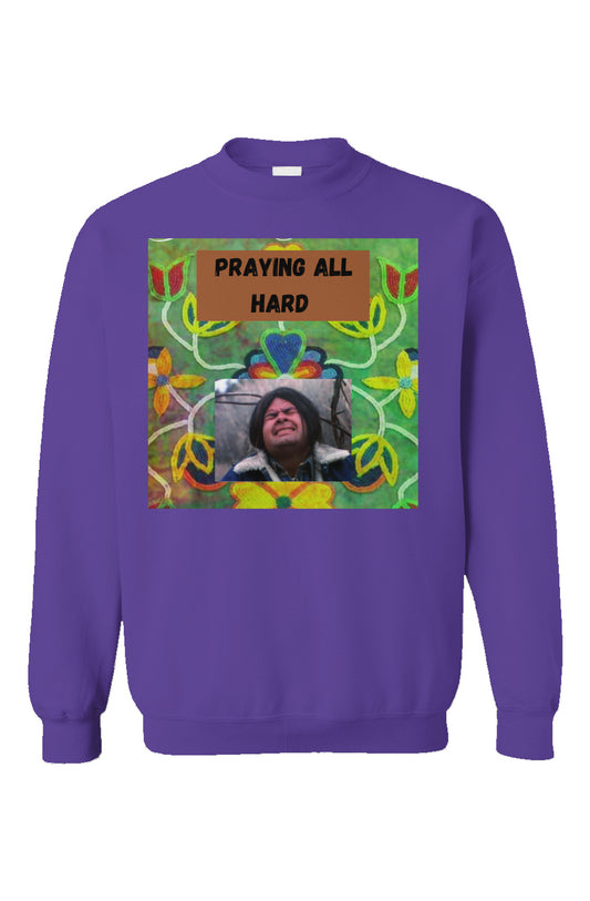 Unisex Crewneck Prayin Hard 