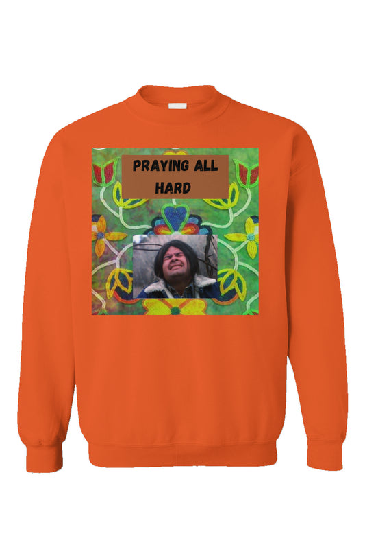 Unisex Crewneck Prayin Hard 